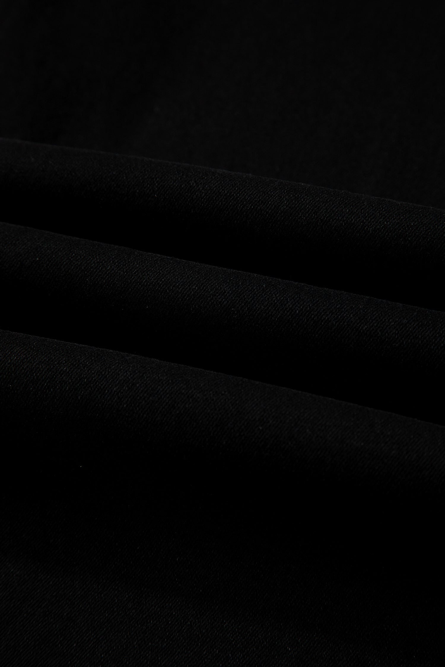 Black 2-Button High Waist Flared Bottom Jeans