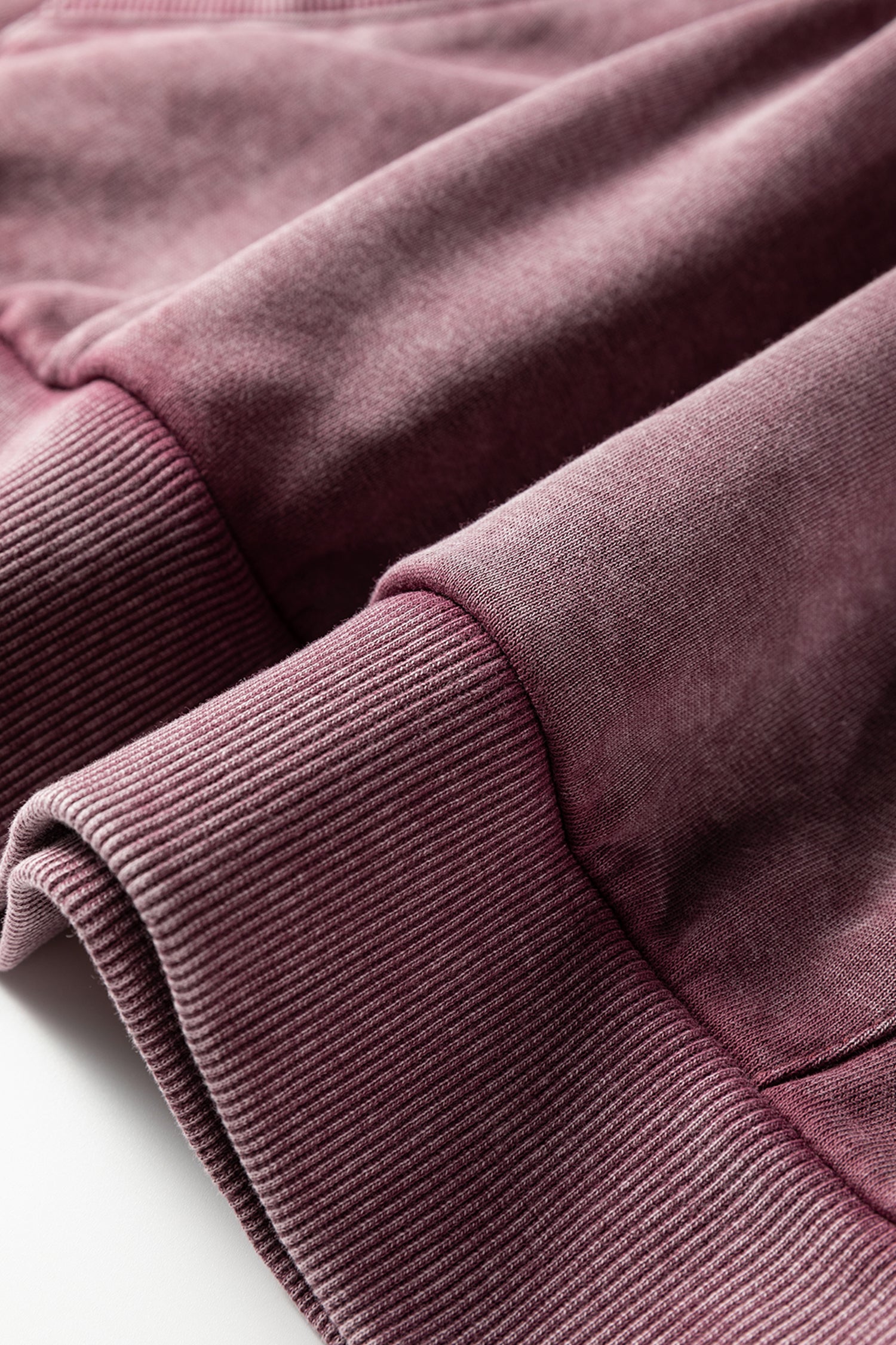 Wild Ginger Half Zip Kangaroo Pocket Mineral Wash Baggy Hoodie