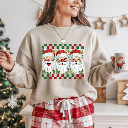 Santa Checkered
