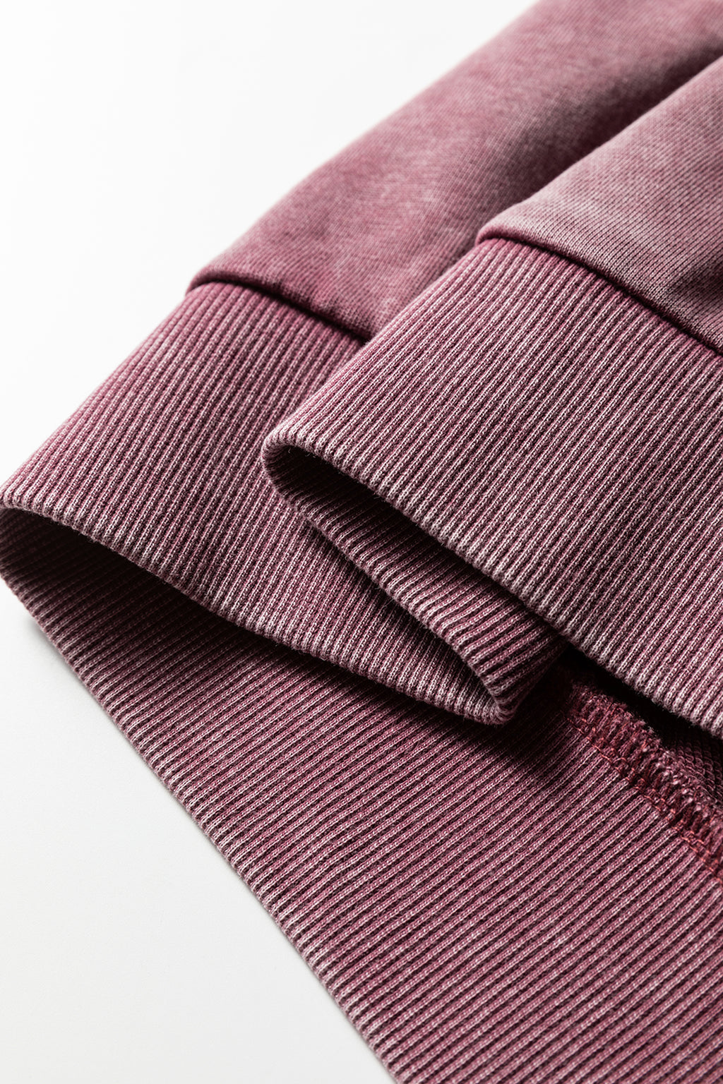 Wild Ginger Half Zip Kangaroo Pocket Mineral Wash Baggy Hoodie